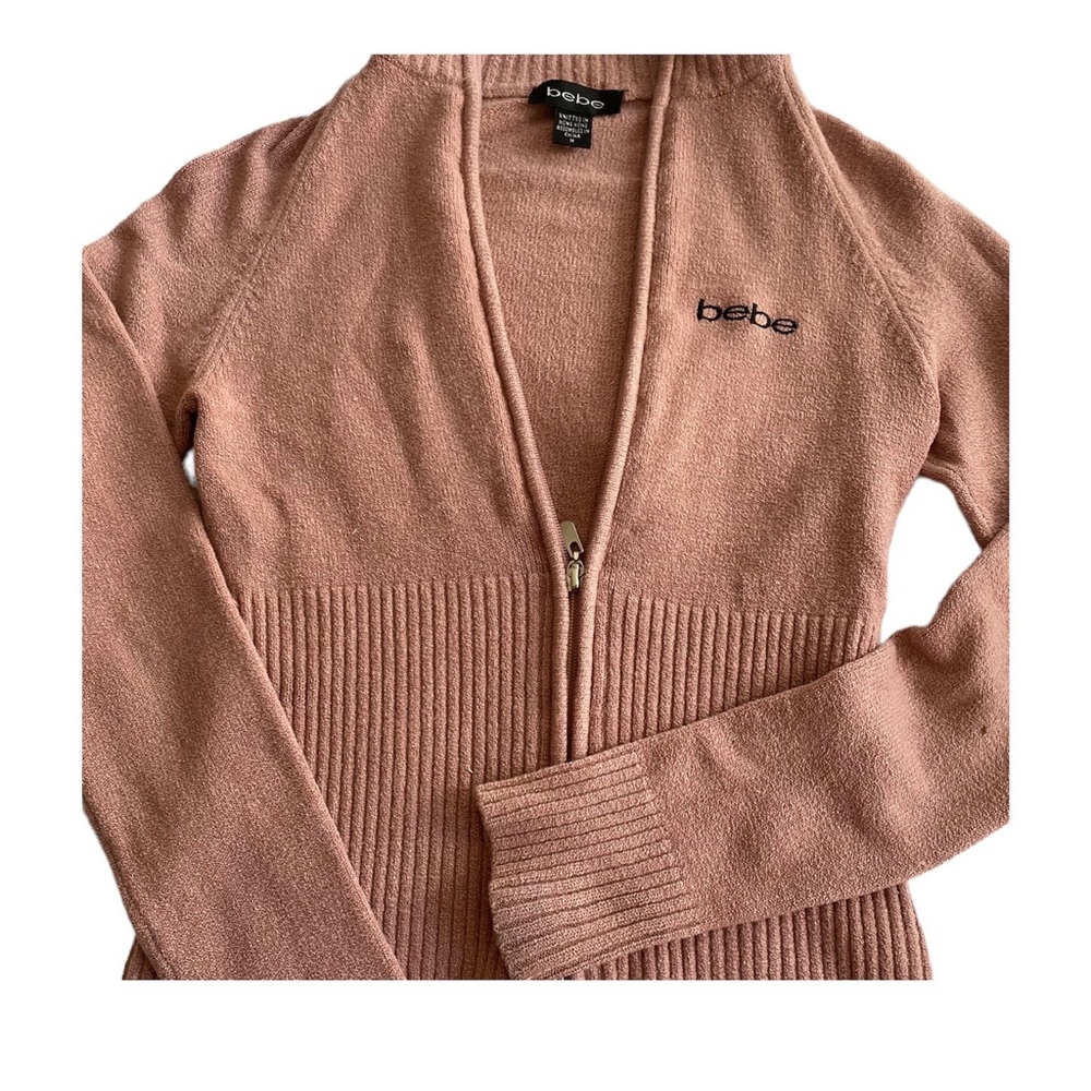 rusty pink bebe top